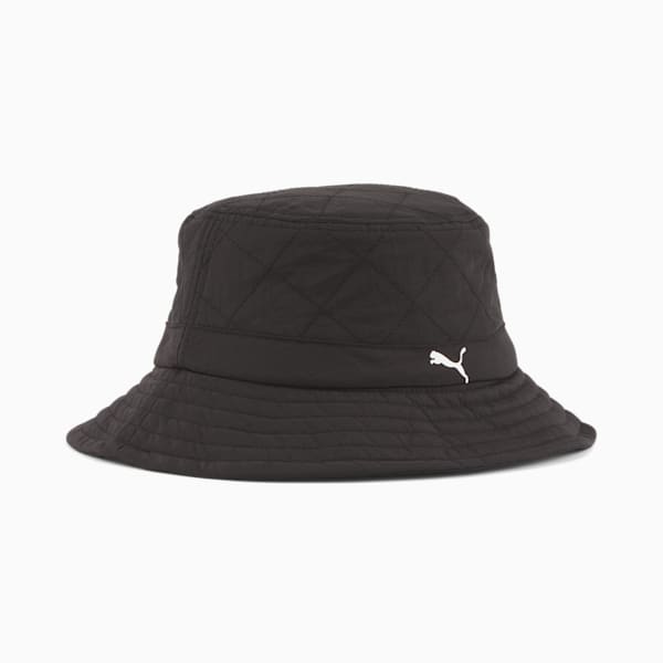 PUMA Quilted Bucket Hat, BLACK, extralarge