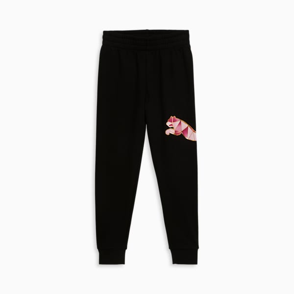 Joggers Flawless para niños grandes, PUMA BLACK, extralarge