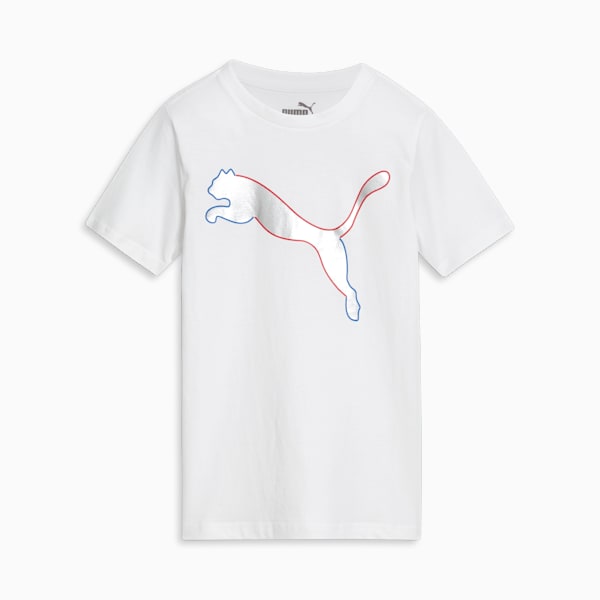 T-shirt à logo Big Cat PUMA POWER Enfant, PUMA WHITE, extralarge