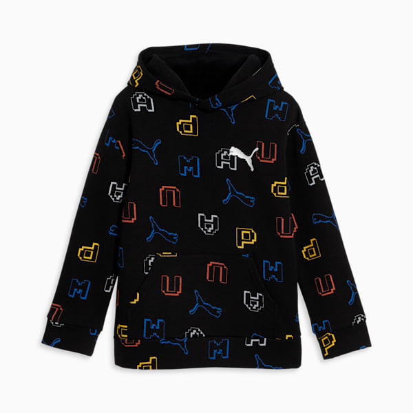 Jersey Game On Pack AOP para niños grandes, PUMA BLACK, extralarge