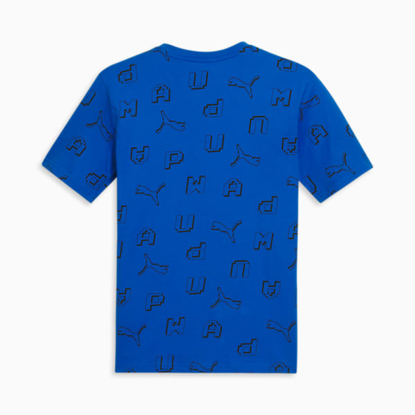 Camiseta para niños grandes Game On, RACING BLUE, extralarge