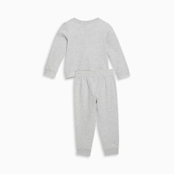 Conjunto de jersey de dos piezas para niños pequeños, LIGHT HEATHER GREY, extralarge