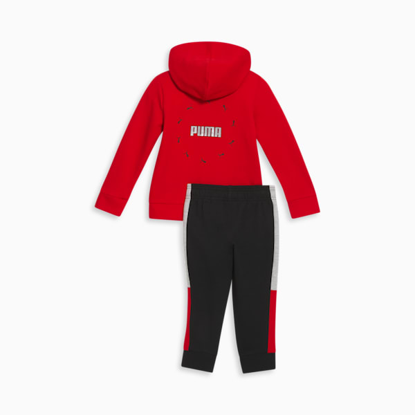 Two-Piece Logo Toddlers' Zip Up Set, FOR ALL TIME RED, extralarge