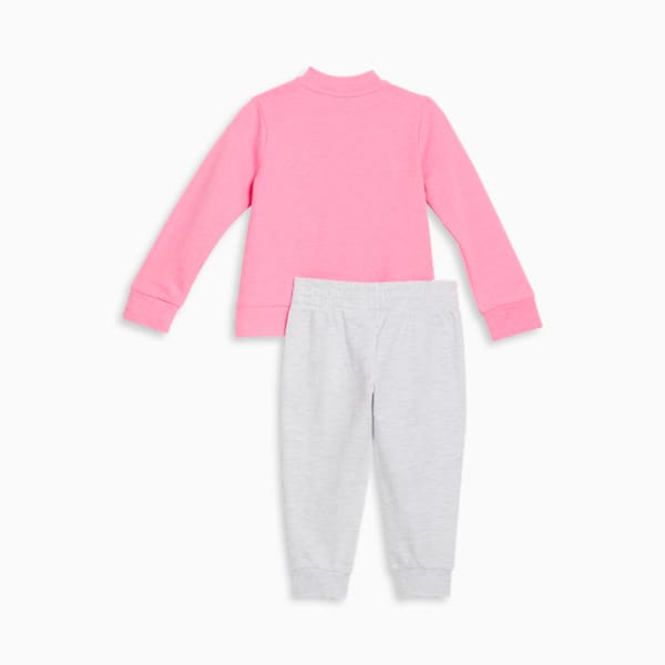 Ensemble deux pièces avec blouson à fermeture éclair et pantalon pour tout-petits, KNOCKOUT PINK, extralarge