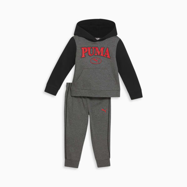 Two-Piece Toddlers' Pullover Set, CHARCOAL HEATHER, extralarge