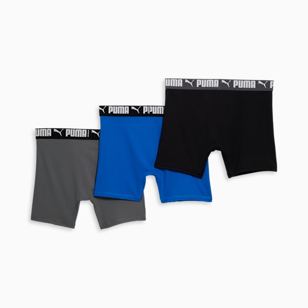 Men's Athletic Boxer Briefs (3 Pack), BRIGHT BLUE, extralarge