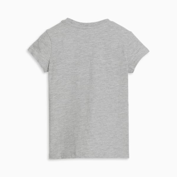 PUMA Power Pack Little Kids' Tee, LIGHT HEATHER GREY, extralarge