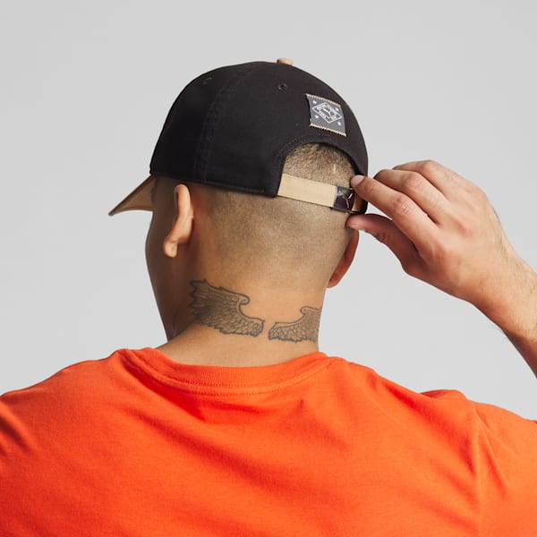 PUMA NYC Remix Court Cap, BLACK COMBO, extralarge