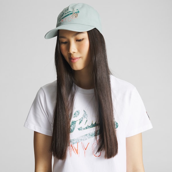 Gorra para mujer PUMA NYC Remix Ferris, LIGHT PASTEL GREEN, extralarge