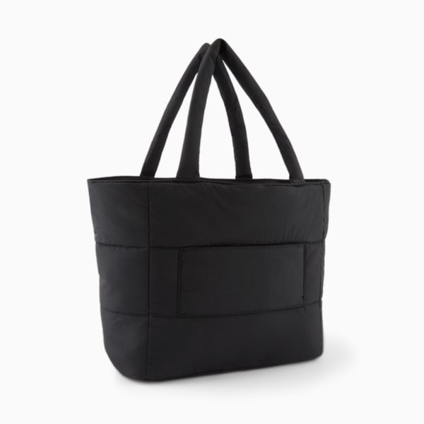 PUMA Plush Tote 3.0 Bag, BLACK TRADITIONAL, extralarge