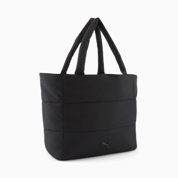 Sac fourre-tout en peluche PUMA, BLACK TRADITIONAL, extralarge