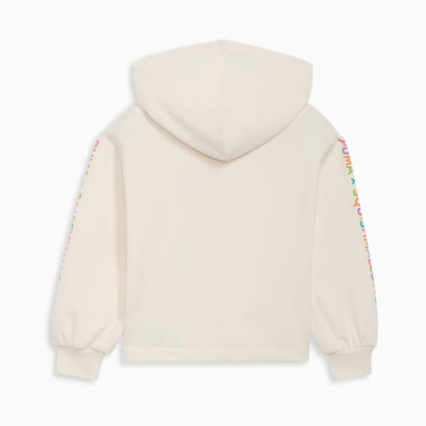 Sudadera con capucha PUMA x SQUISHMALLOWS para niños pequeños, WARM WHITE, extralarge