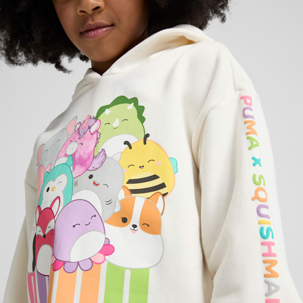 Chandail à capuchon PUMA x SQUISHMALLOWS, enfant et adolescent, WARM WHITE, extralarge