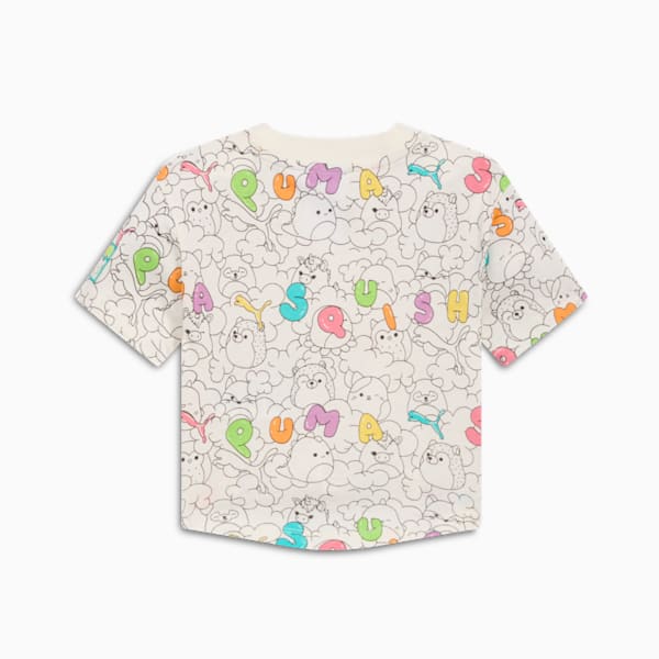 PUMA x SQUISHMALLOWS Toddlers' AOP Tee, WARM WHITE, extralarge