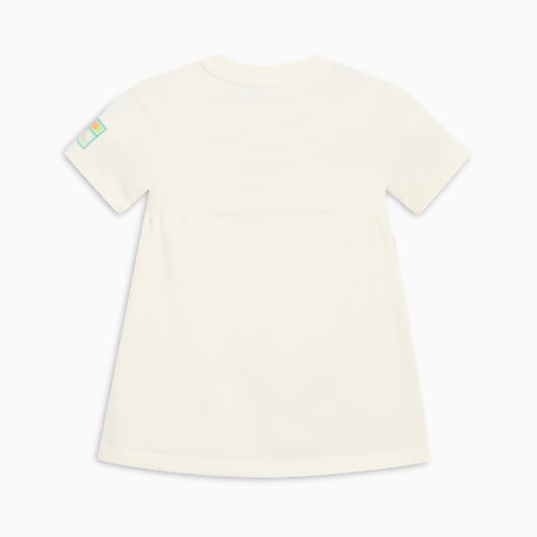 Vestido estilo camiseta PUMA x SQUISHMALLOWS para infantes, WARM WHITE, extralarge