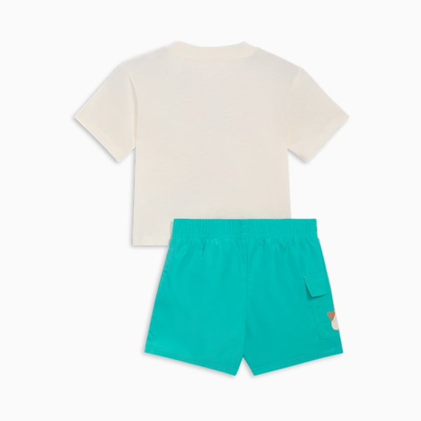 PUMA x SQUISHMALLOWS Toddlers' 2-Piece Tee and Shorts Set, WARM WHITE, extralarge