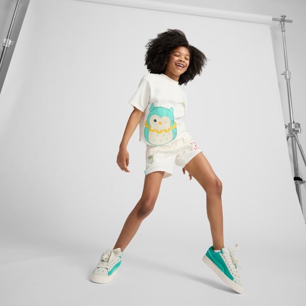 PUMA x SQUISHMALLOWS Big Kids' Winston Tee, WARM WHITE, extralarge