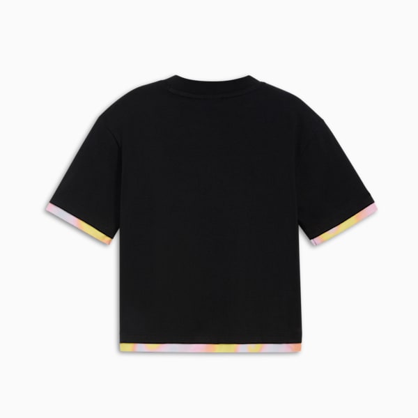 PUMA x SQUISHMALLOWS Little Kids' Cam Tee, PUMA BLACK, extralarge