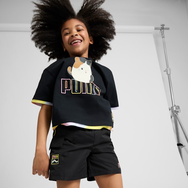 PUMA x SQUISHMALLOWS Big Kids' Cam Tee, PUMA BLACK, extralarge