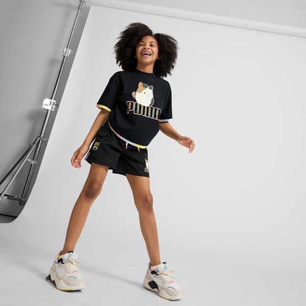 PUMA x SQUISHMALLOWS Big Kids' Cam Tee, PUMA BLACK, extralarge