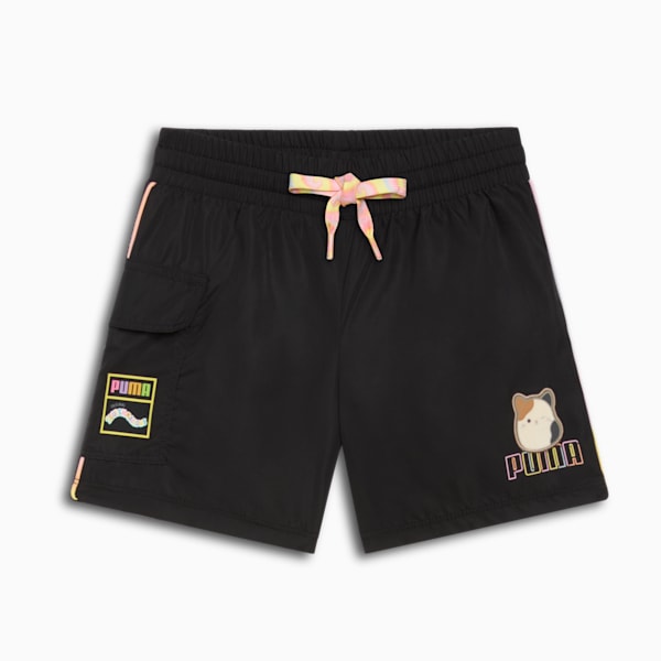 Shorts cargo Cam de PUMA x SQUISHMALLOWS para infantes, PUMA BLACK, extralarge