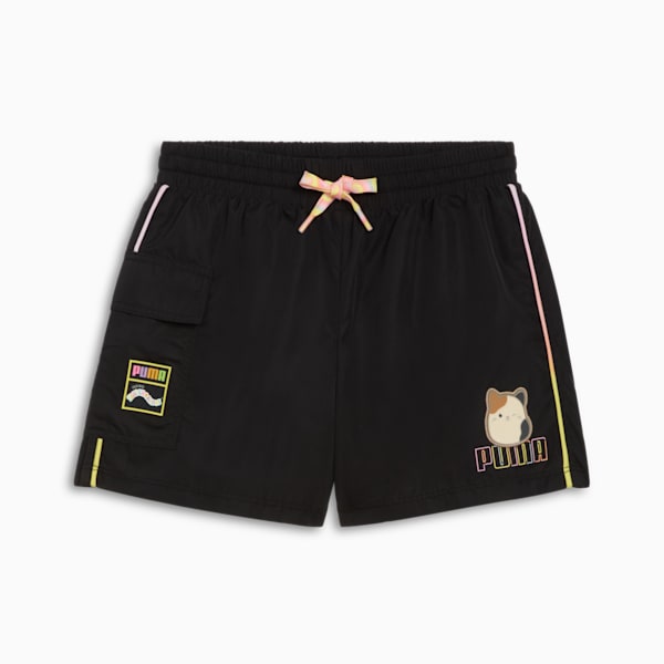 Short cargo Cam PUMA x SQUISHMALLOWS, jeune enfant, PUMA BLACK, extralarge