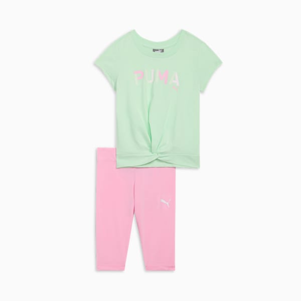 2-Piece Letter Logo Toddlers' Set II, FRESH MINT, extralarge