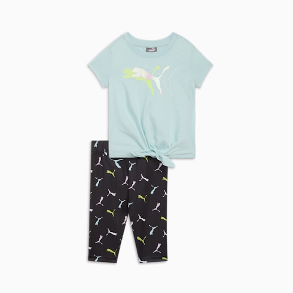 2-Piece Triple Cat Logo Toddlers' Set II, TURQUOISE SURF, extralarge