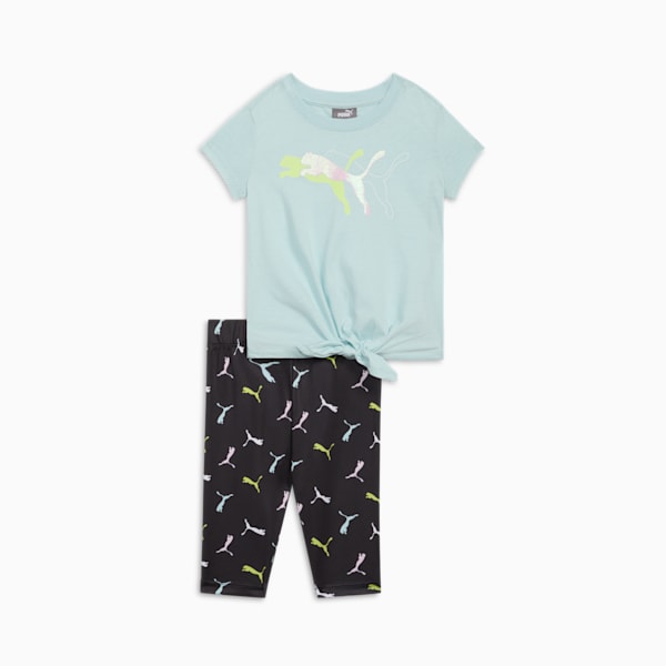 Ensemble 2 pièces avec logo PUMA Cat triple II pour bébé, TURQUOISE SURF, extralarge