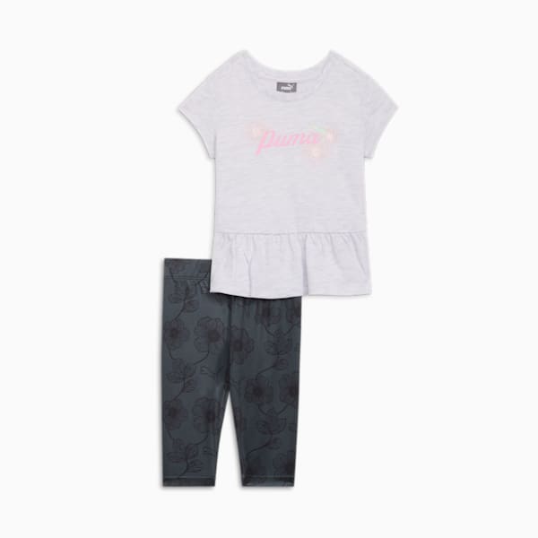 2-Piece Floral Toddlers' Set I, WHITE HEATHER, extralarge