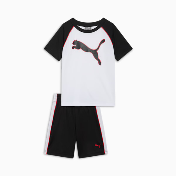 PUMA Logo 2-Piece Toddlers' Set, PUMA WHITE, extralarge