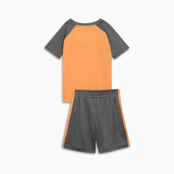 PUMA Logo 2-Piece Toddlers' Set, CLEMENTINE, extralarge