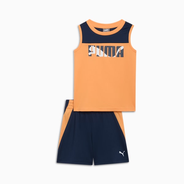 Conjunto de dos piezas para infantes con playera sin mangas, CLEMENTINE, extralarge