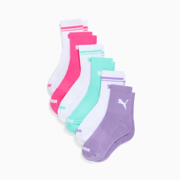 Calcetines cortos de corte bajo de media felpa para mujer (3 pares), WHITE / PINK, extralarge