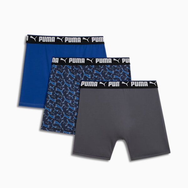 Men's Sportstyle Sketched Boxer Brief's (3 Pack), BLUE, extralarge