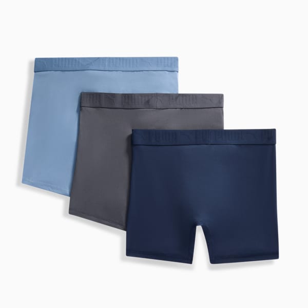 Men's Ultra Soft Boxer Briefs (3 Pack), BLUE, extralarge