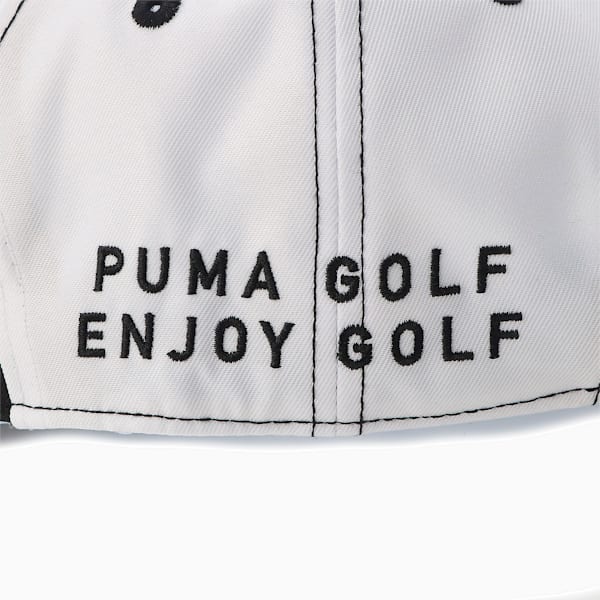 ウィメンズ ゴルフツアー ラウンド キャップ, Bright White-Puma Black, extralarge-JPN