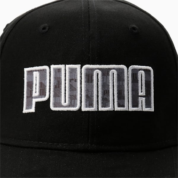 メンズ ゴルフ ビッグ プーマ 3D ロゴ グラフィック キャップ, Puma Black, extralarge-JPN