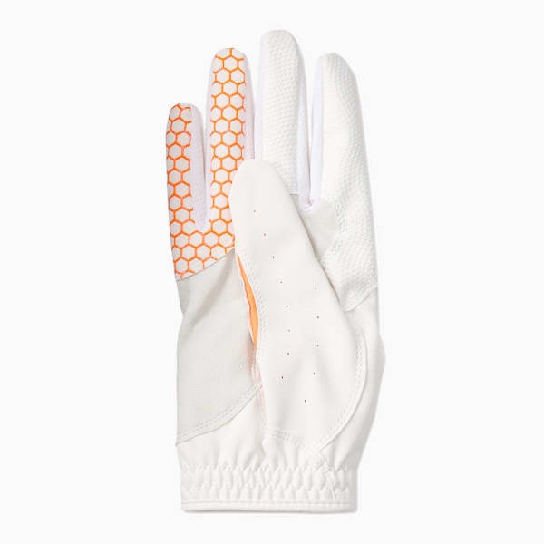 ゴルフ HEXA グリップ グローブ 右手用, BRIGHT WHITE-VIBRANT ORANGE, extralarge-JPN