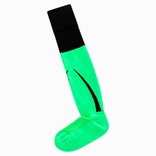 Power 5 Soccer Socks, fluo green-black, extralarge