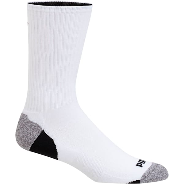 Impact Men's Crew Socks (3 Pack), white-black, extralarge