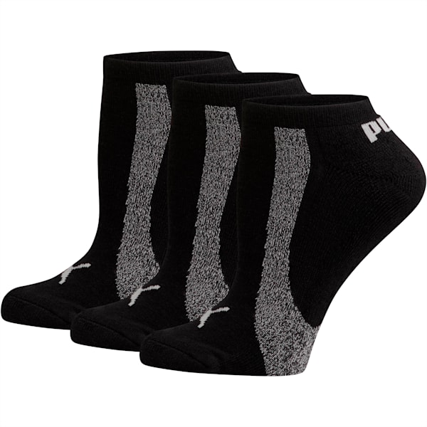 Calcetines cortos para mujer (3 pares), BLACK TRADITIONAL, extralarge