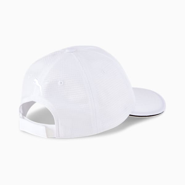Mesh Running Hat, White/Black, extralarge