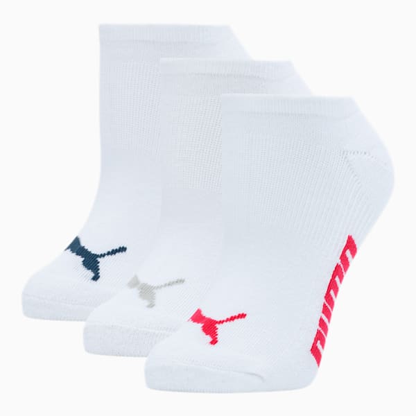 Women’s Invisible No Show Socks (3 Pack), PINK, extralarge