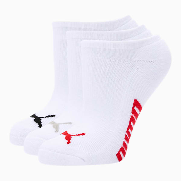 Women’s Invisible No Show Socks (3 Pack), BLUE / BLACK, extralarge