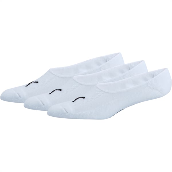 Calcetines invisibles para hombre (3 pares), white-black, extralarge