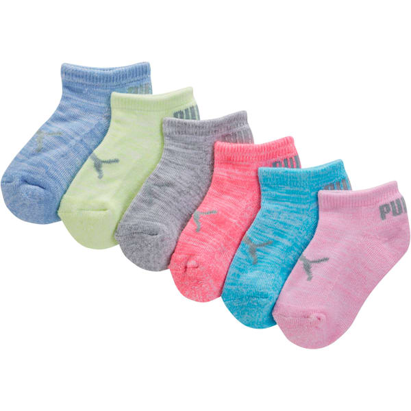 Hanes Girls' 20pk Super No Show Athletic Socks - Colors May Vary S