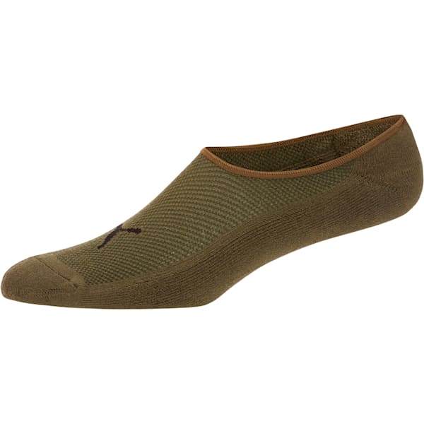 Bamboo Men's No Show Sock Liner (3 Pack), olive night- steel grey- black, extralarge
