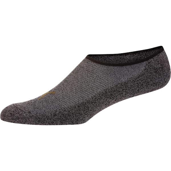 Bamboo Men's No Show Sock Liner (3 Pack), olive night- steel grey- black, extralarge