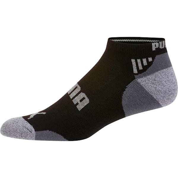 Men’s Low Cut Socks (6 Pack), grey-white-black-toreador-blue depths, extralarge